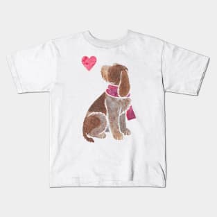 Watercolour Spinone Italiano Kids T-Shirt